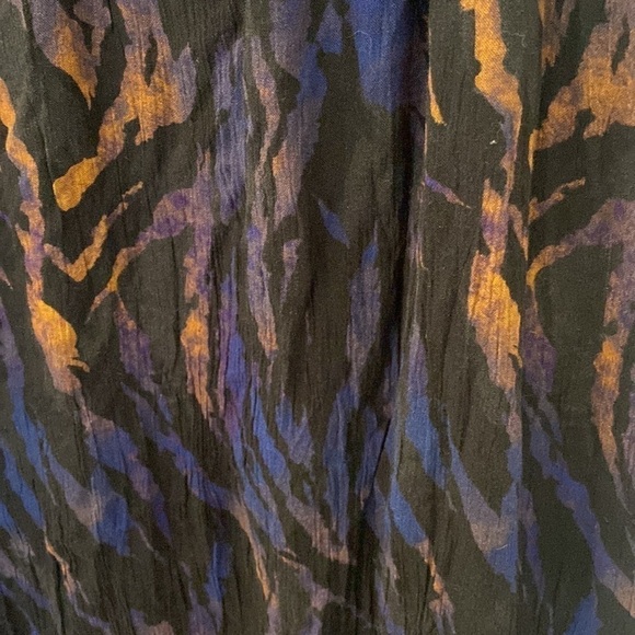 Rails Jennica Crepe Tie Dye Cami Sweetheart Neckline Tiered Midi Dress, Size XL - Picture 4 of 6